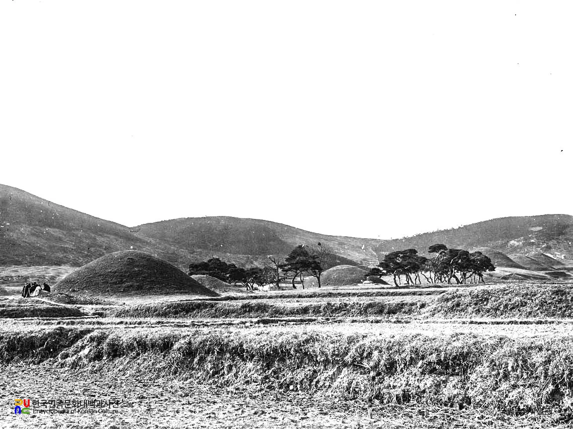 경주 신라 무열왕릉 전경