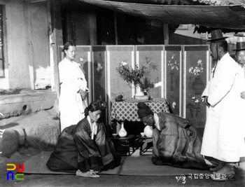 함남 북청 군수댁 혼례 장면