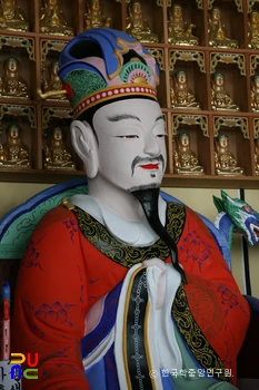 완주 송광사 명부전 소조무료 슬롯 머신 및 권속상 일괄