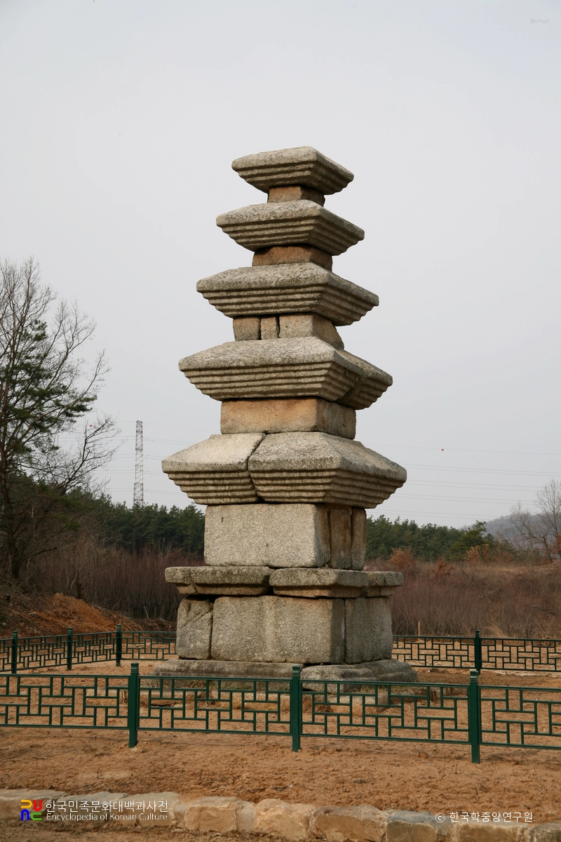 청원 계산리 오층석탑