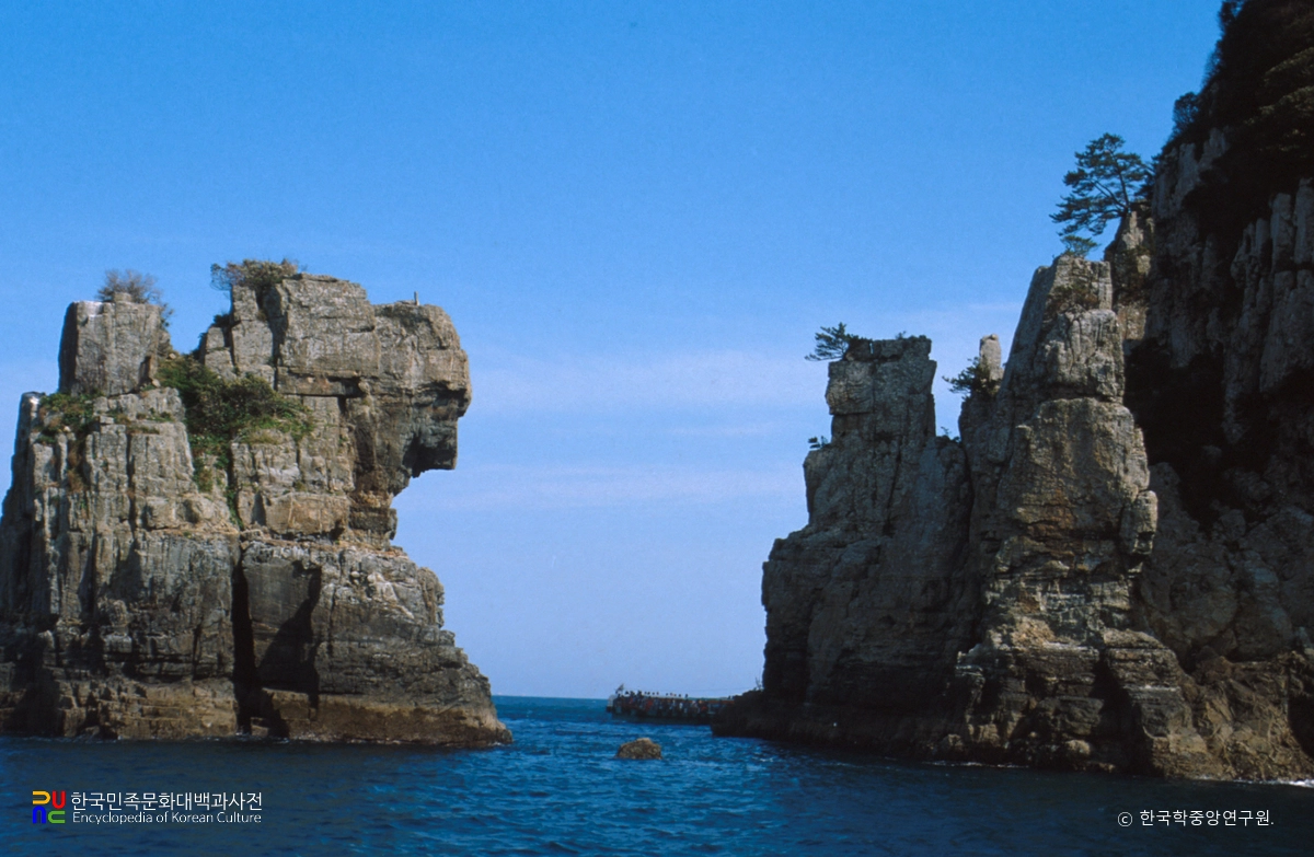 거제 해금강 사자바위