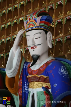 완주 송광사 명부전 소조무료 슬롯 머신 및 권속상 일괄