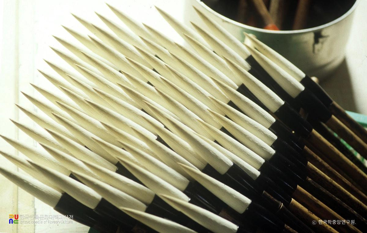 필장 / 진다리붓 제작과정 10 마무리