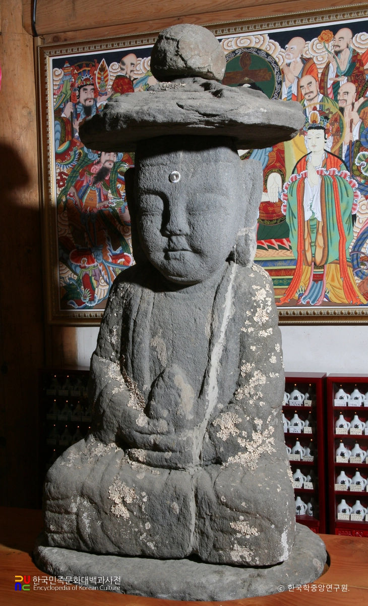 보령 금강암 석불 및 비편