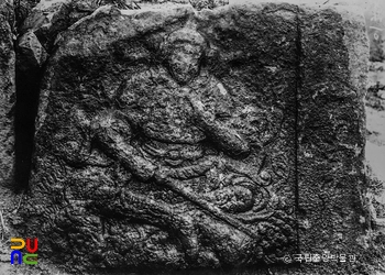 안동 법흥사지 칠층전탑 기단부 팔부중상