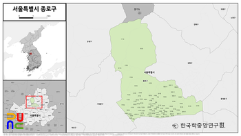 서울특별시 종로구 법정구역도