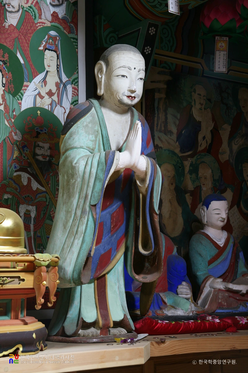 나주 다보사 영산전 목조석가여래삼존상 / 가섭존자