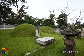 서울 조선 연산군 묘역 정측면