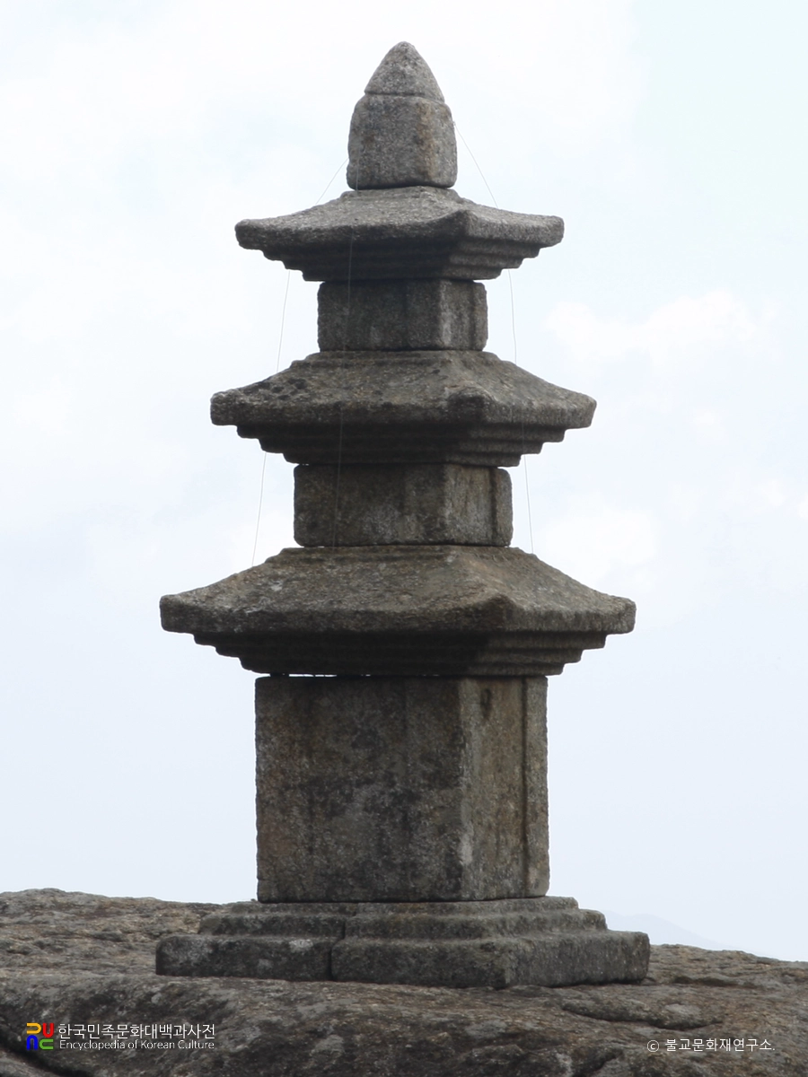 산청 법계사 삼층석탑