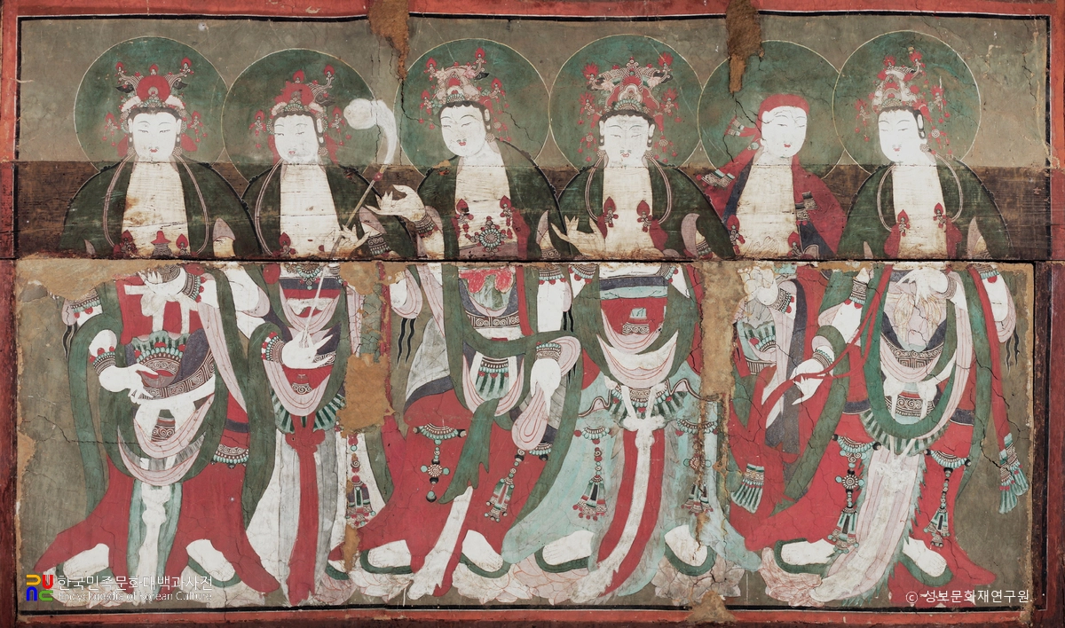 양산 신흥사 대광전 보살도