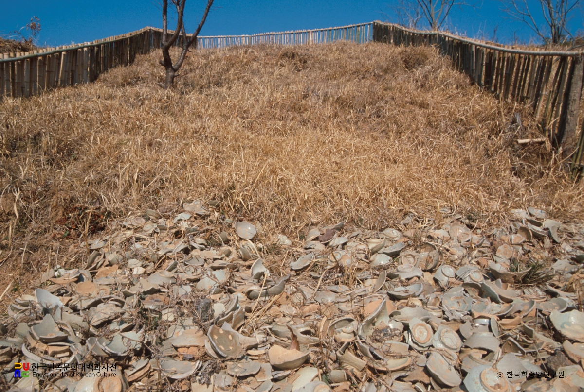 하동 백련리 도요지 전경