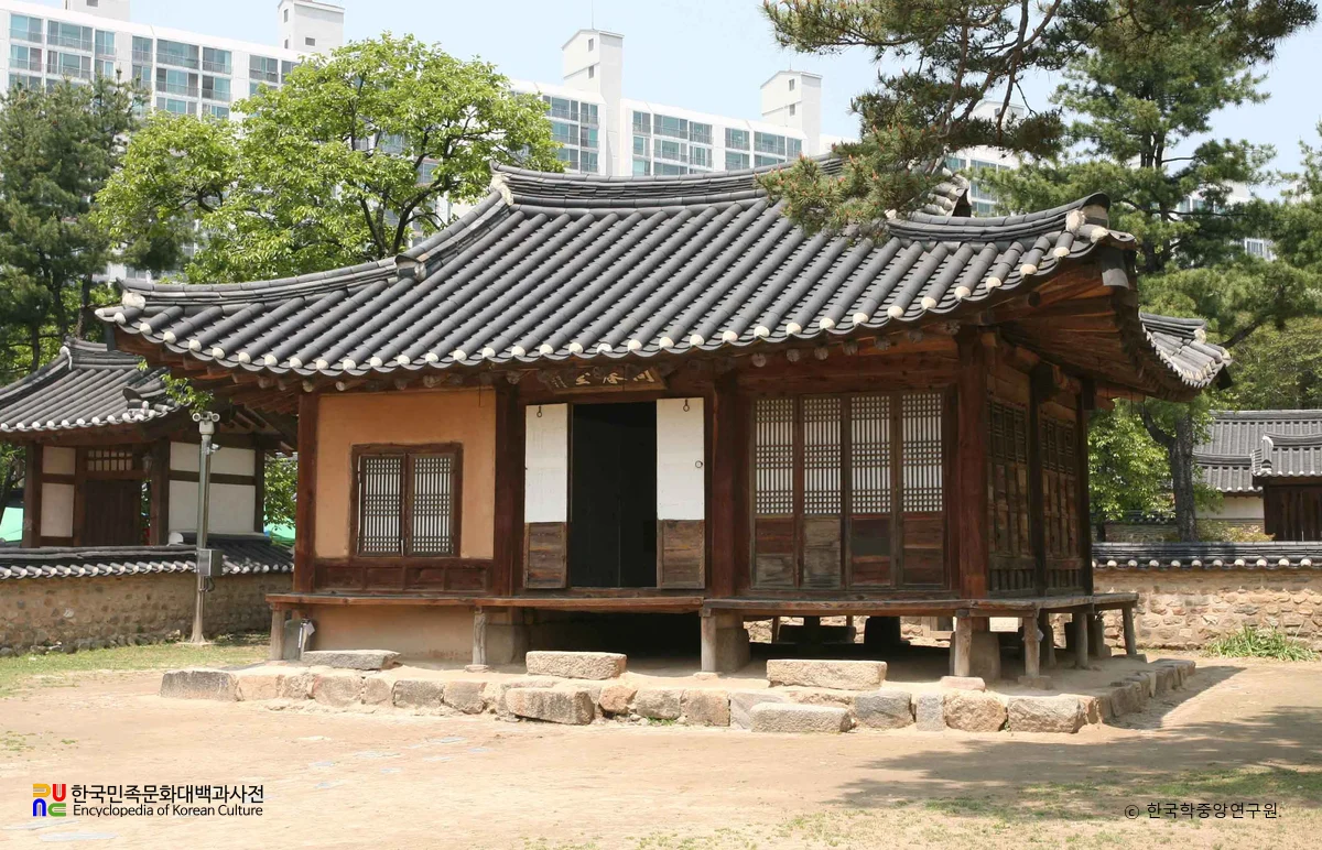 대전 회덕 동춘당 정측면