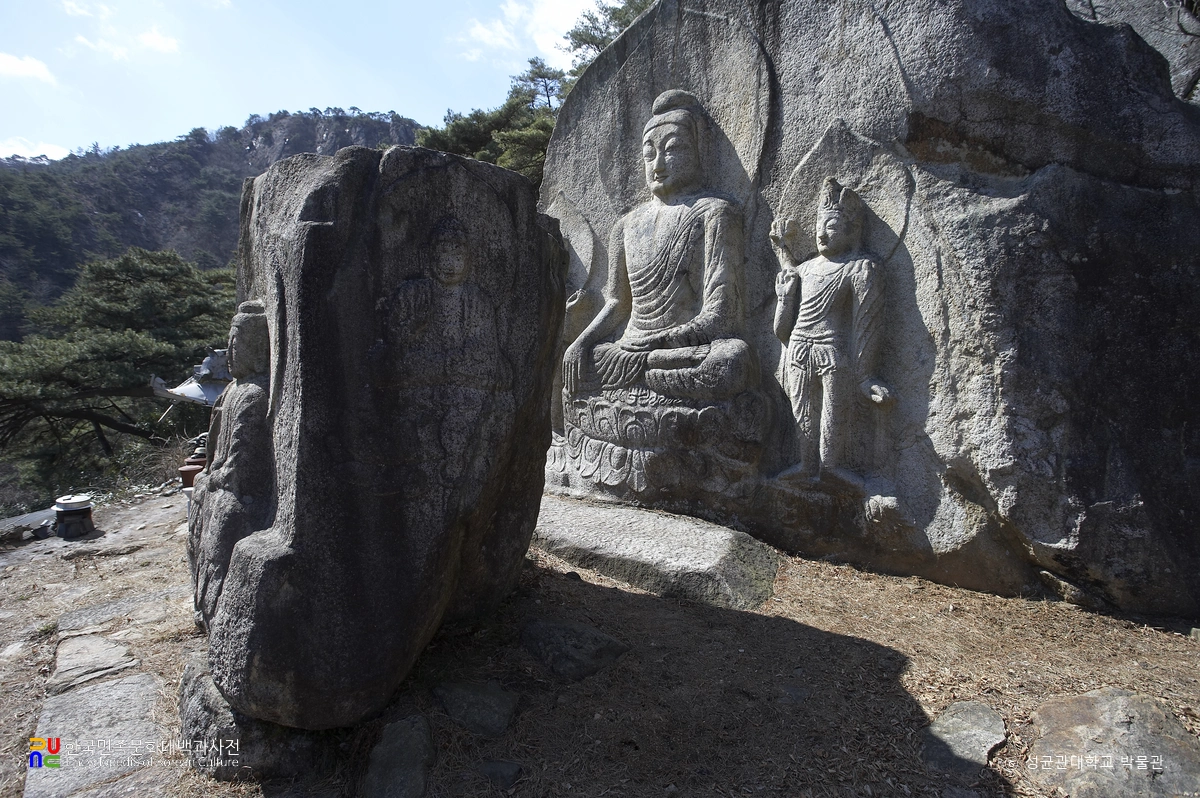 경주 남산 칠불암 마애불상군