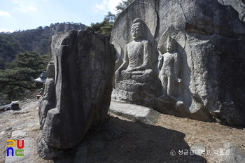 경주 남산 칠불암 마애불상군