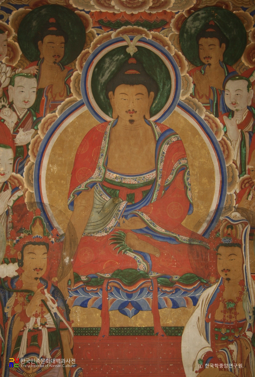 강화 전등사 강설당 아미타불탱