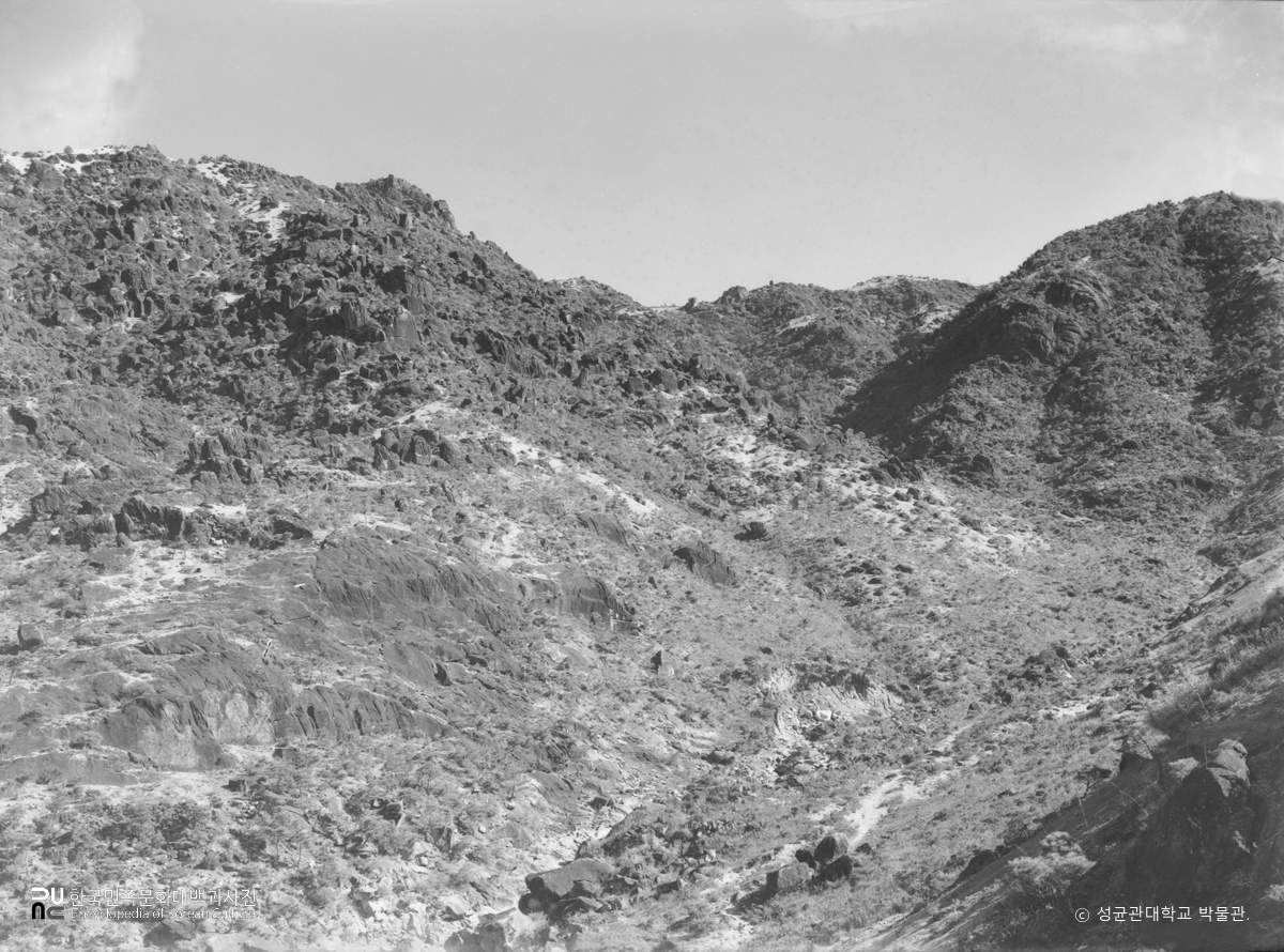 경주 남산 삼릉계곡 전경