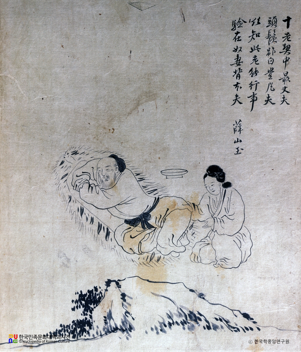 십노도상첩 / 설산옥 - 김홍도