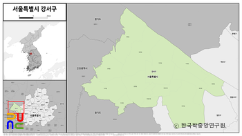 서울특별시 강서구 법정구역도