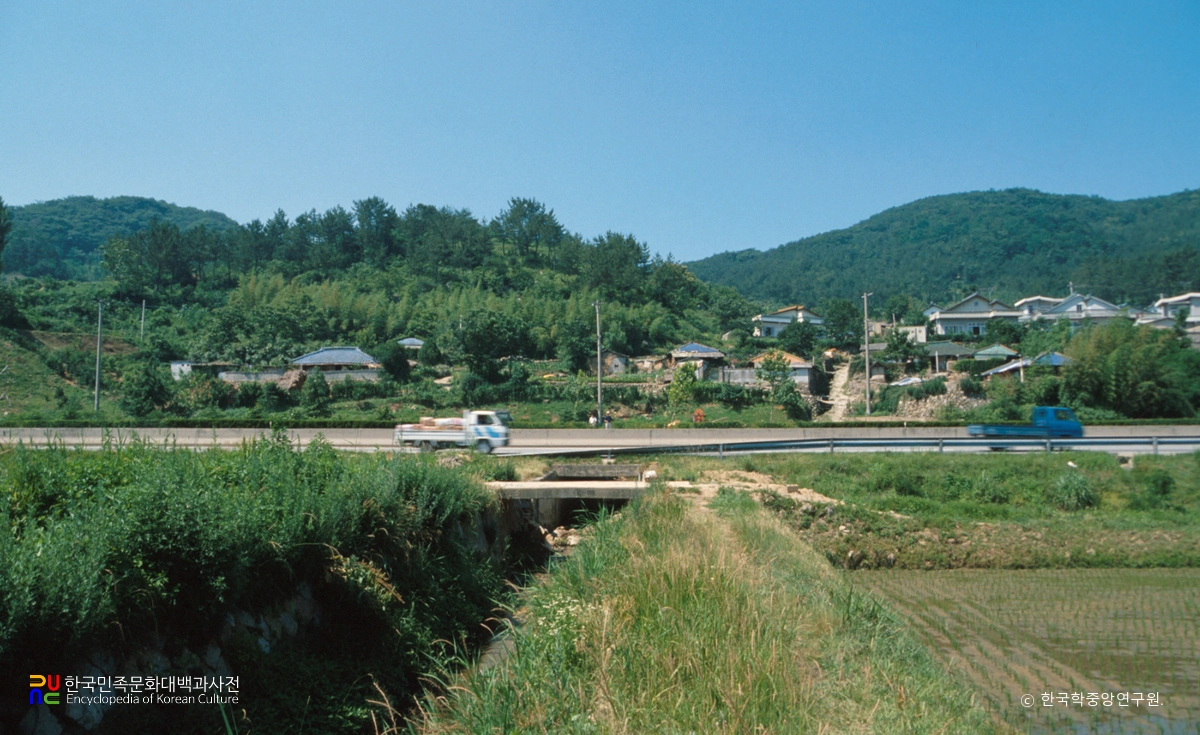 부산 수가리 조개더미 유적 전경
