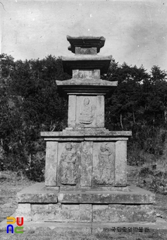 광양 중흥산성 삼층석탑 정면