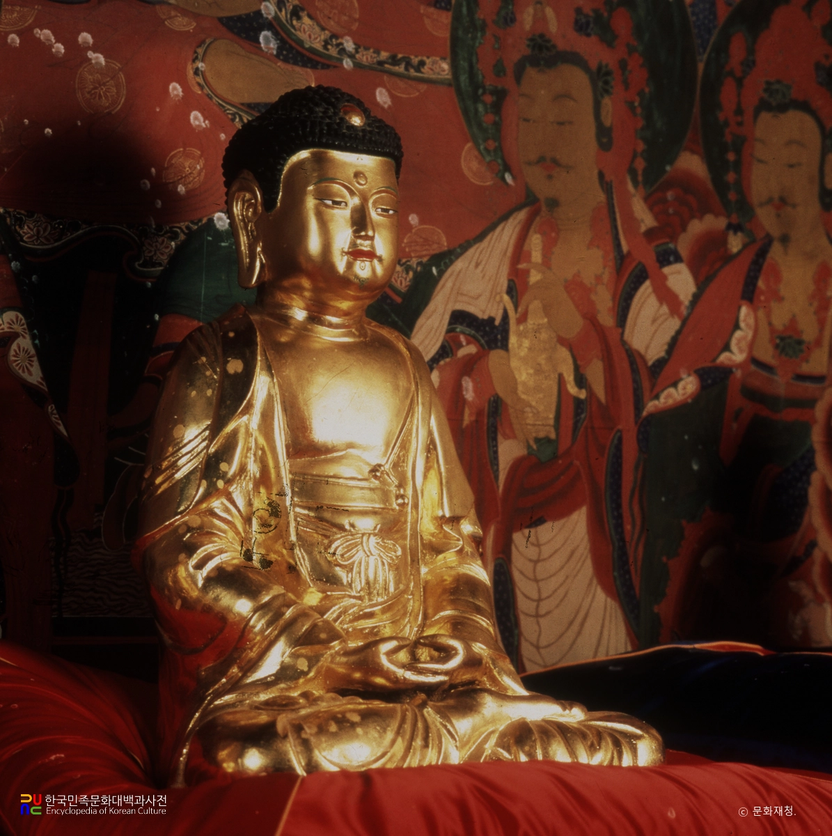 강화 백련사 철조아미타여래좌상