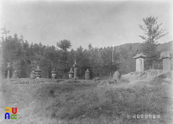 강원 고성 유점사 서측 승탑군