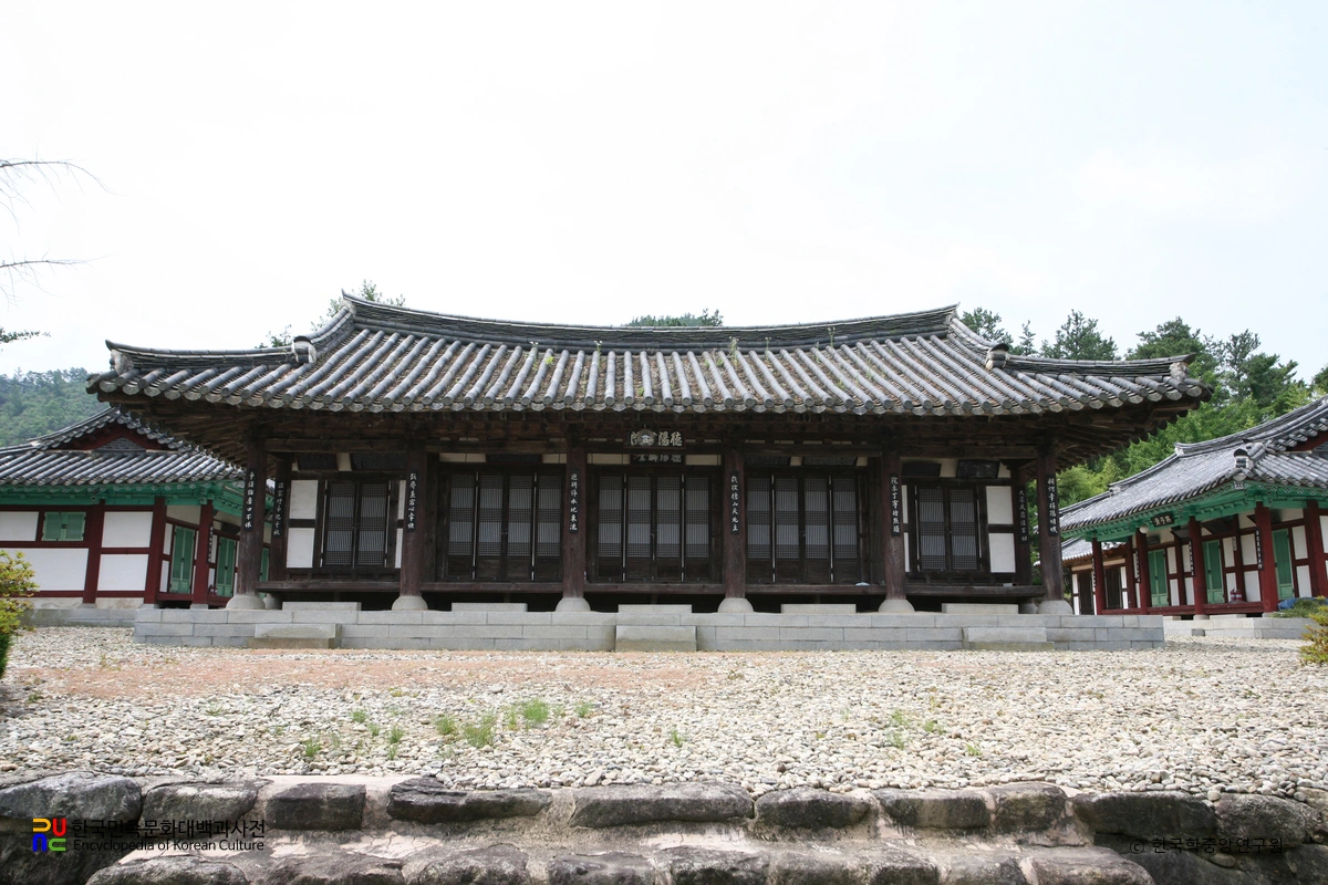 곡성 덕양서원 중 강당 정면