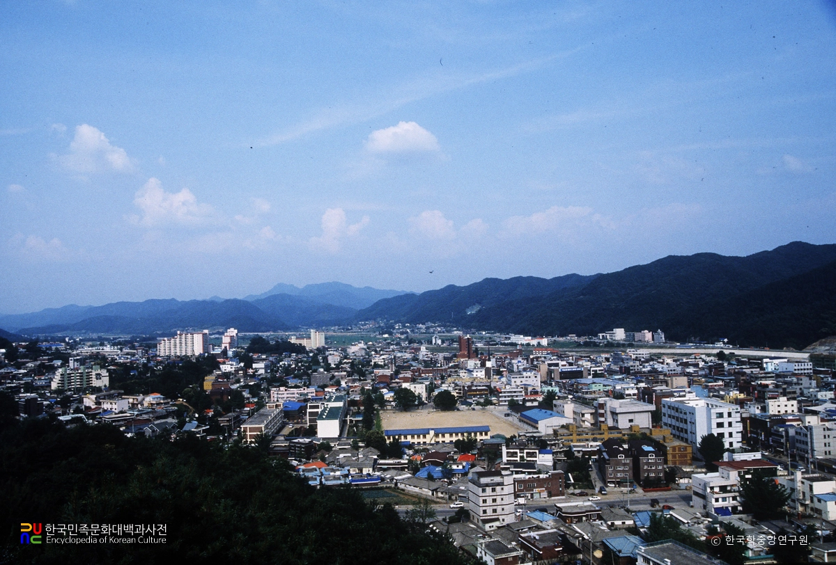 홍천읍 전경
