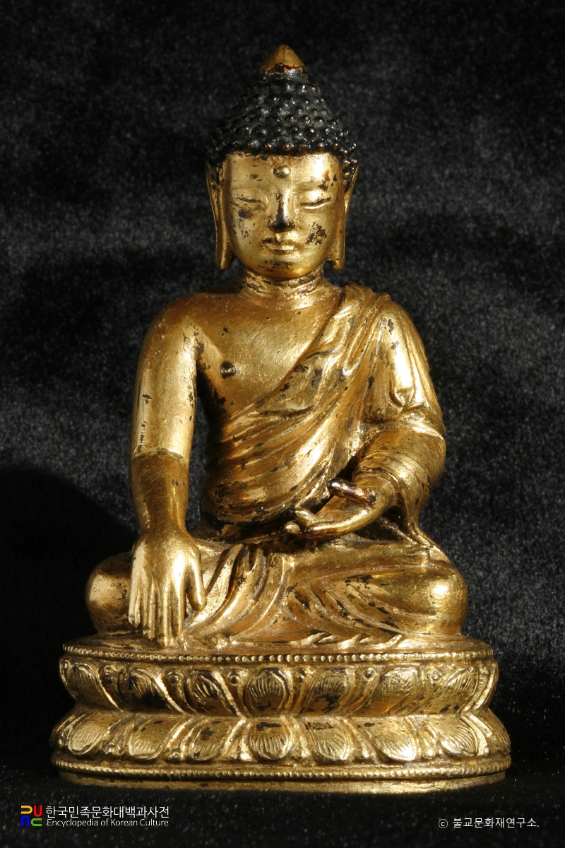 포항 대성사 소장 금동 여래 좌상