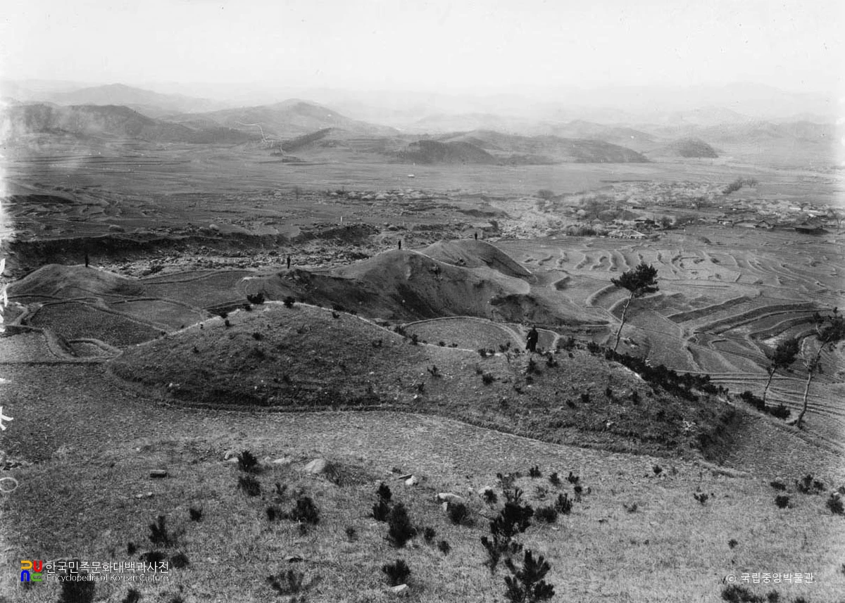 창녕 교동과 송현동 고분군 중 교동 표형고분 전경