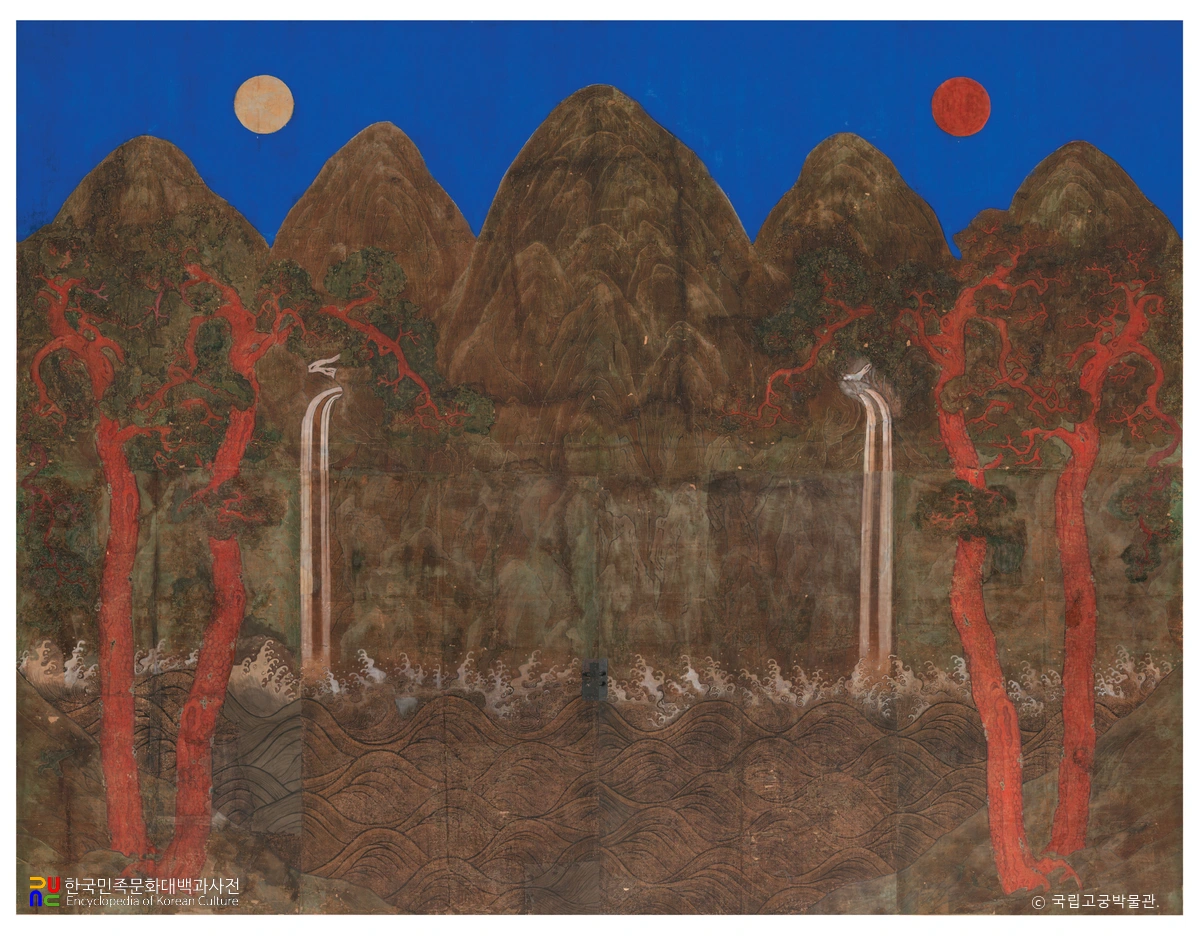 일월오봉도 병풍