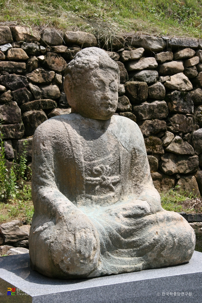 안동 안정사 석조여래좌상