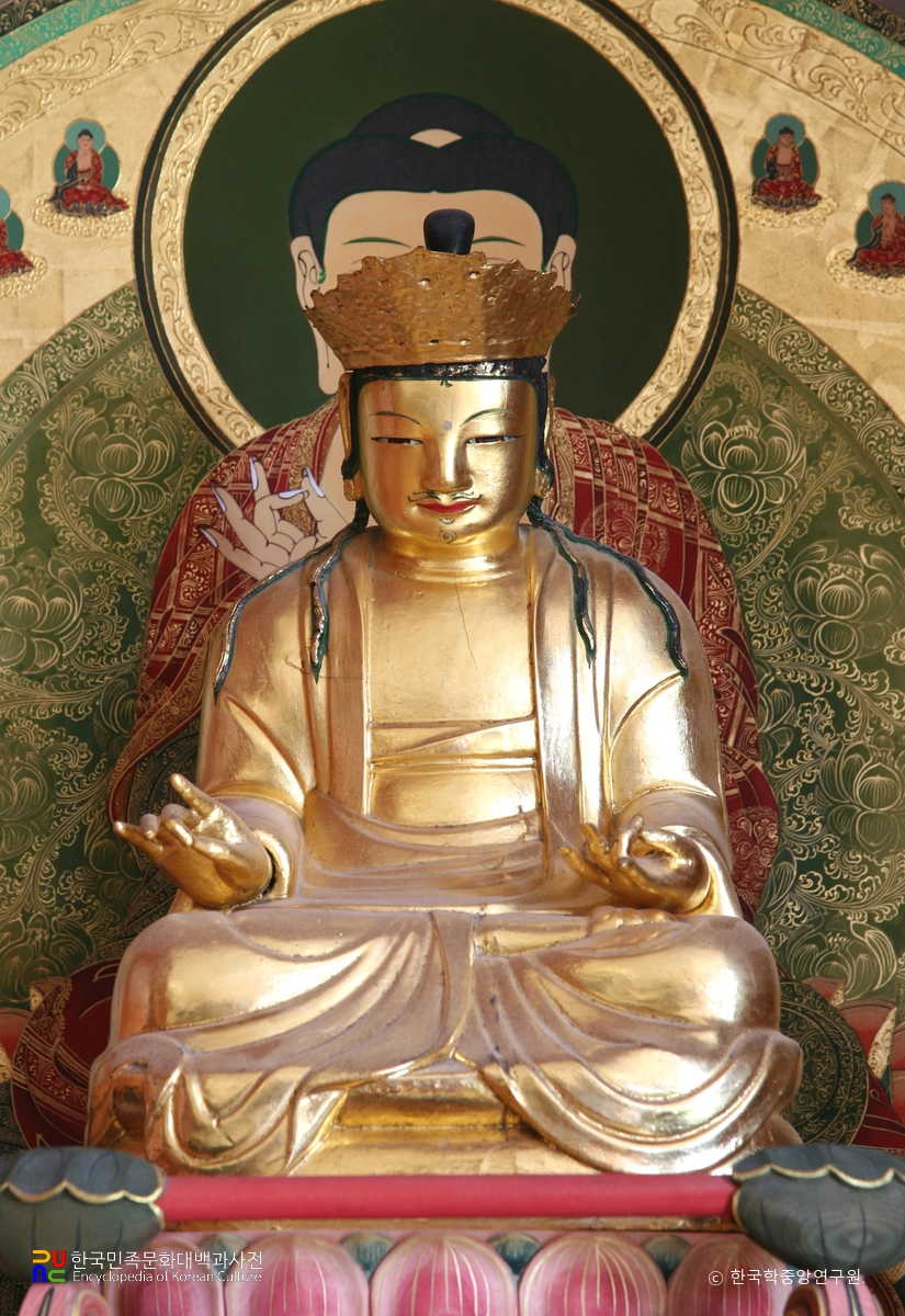 제주 삼광사 목조 보살 좌상