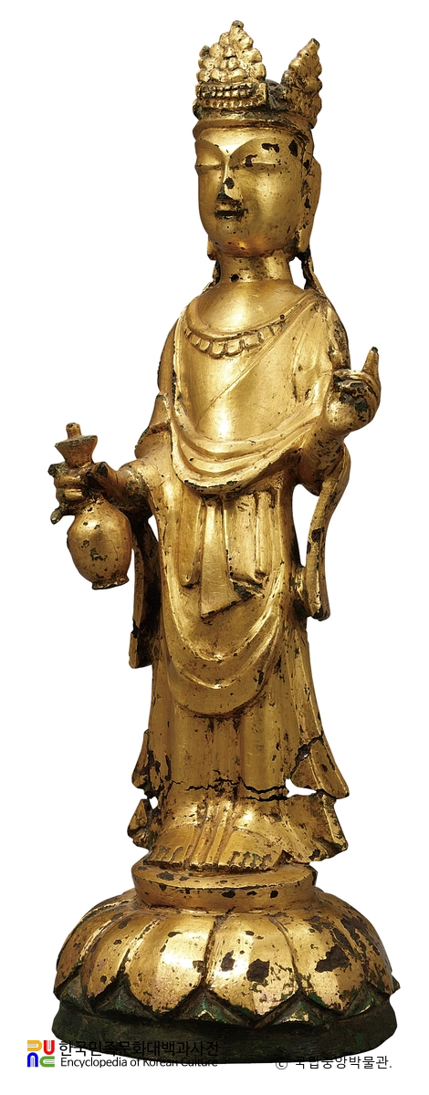 서울 삼양동 금동 관음보살 입상