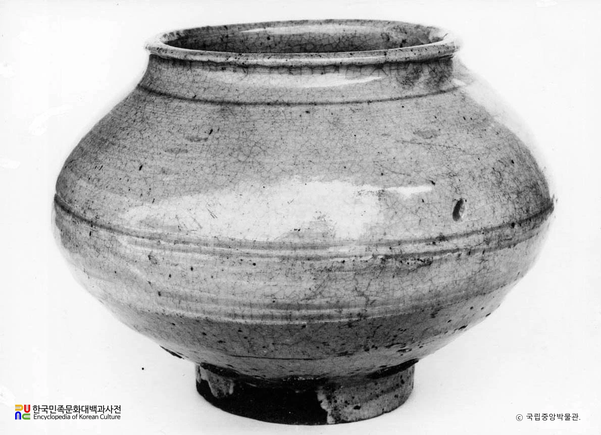 분청사기 귀얄문 항