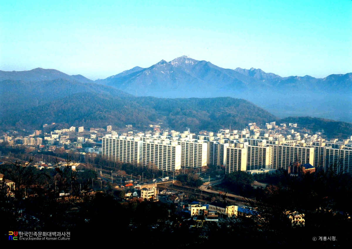 계룡시 전경