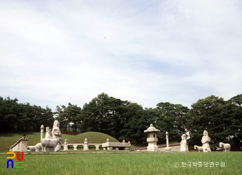 서울 조선 순조와 순원왕후 인릉 전경