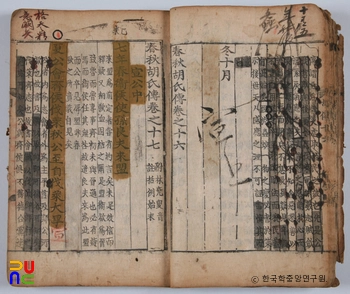 봉화 김태석 소장 전적 / 춘추호씨전 본문