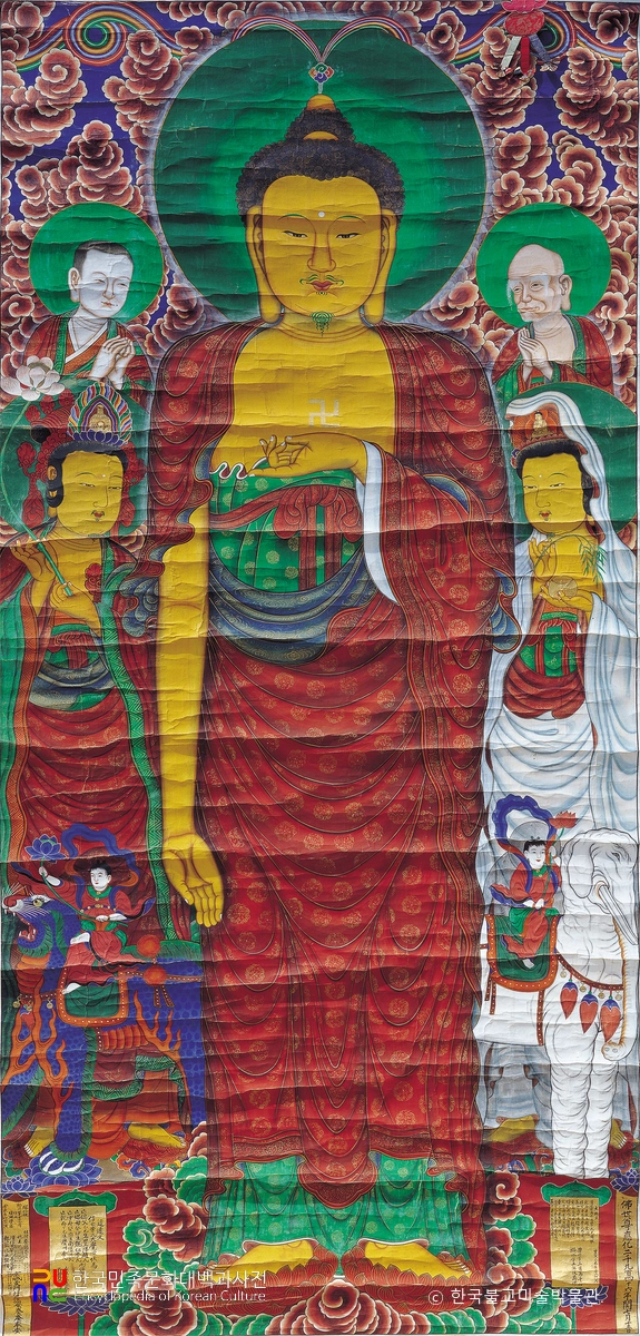 서울 안양암 아미타괘불도