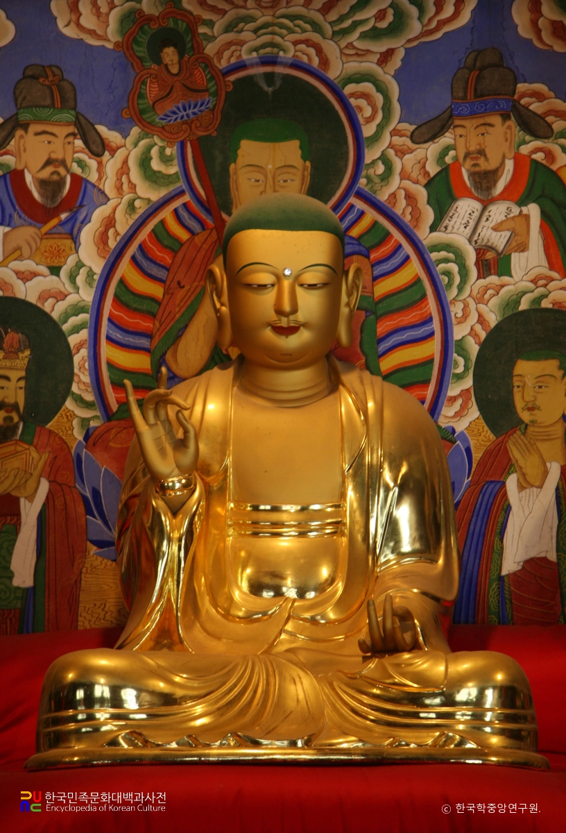 속초 신흥사 명부전 지장보살삼존상 / 지장