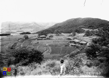 경주 남산 천룡사지 전경