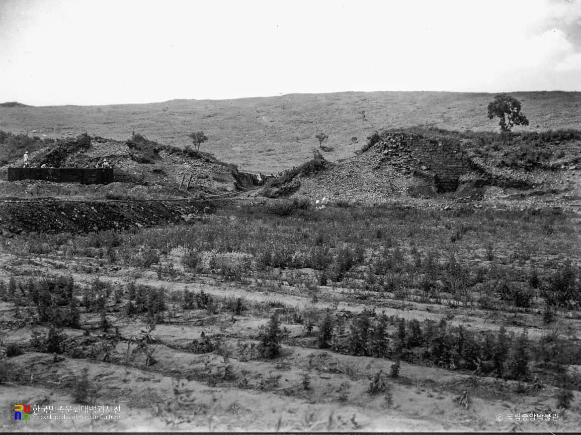 봉산 휴류산성 남문지