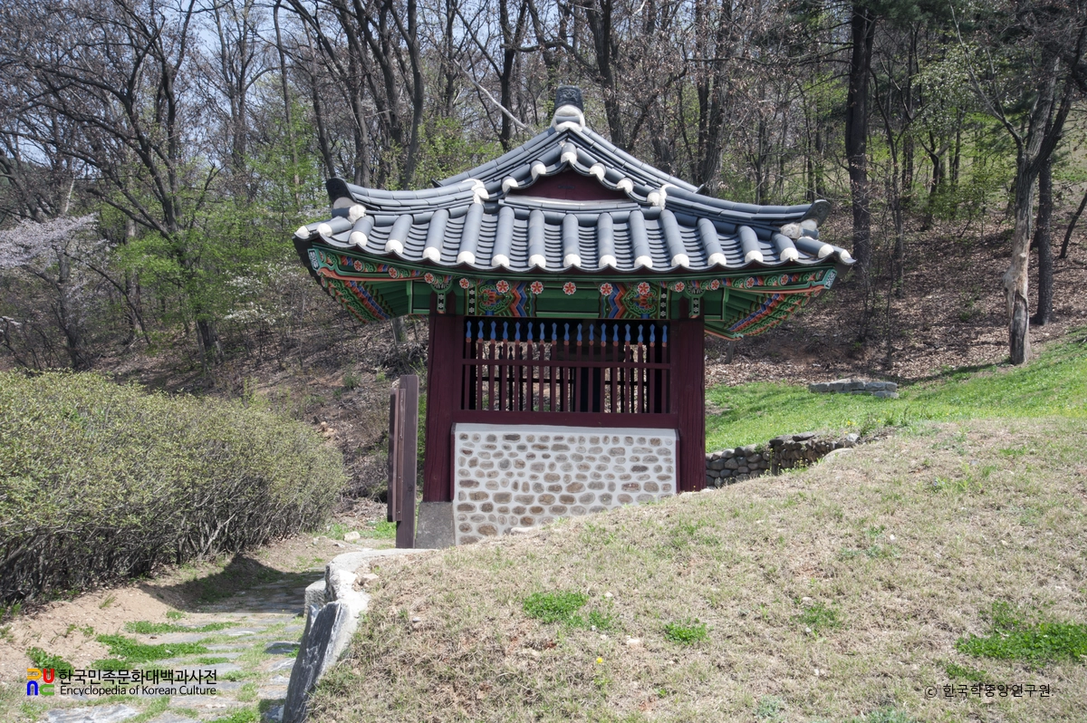 용인 채제공선생 뇌문비 비각