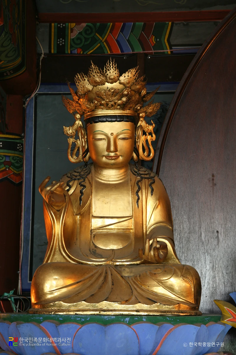 혜봉원 목조석가여래삼존상