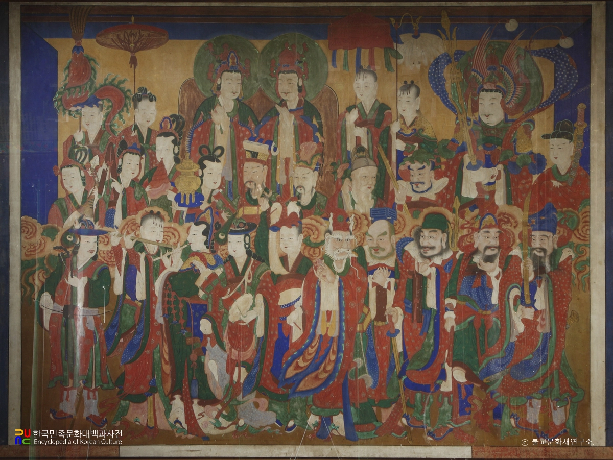 삼성산 사자암 신중도