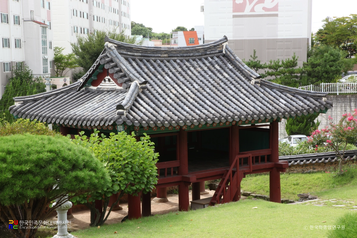 사천향교 풍화루 후측면
