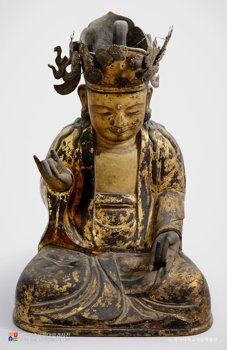 목조 보살 좌상