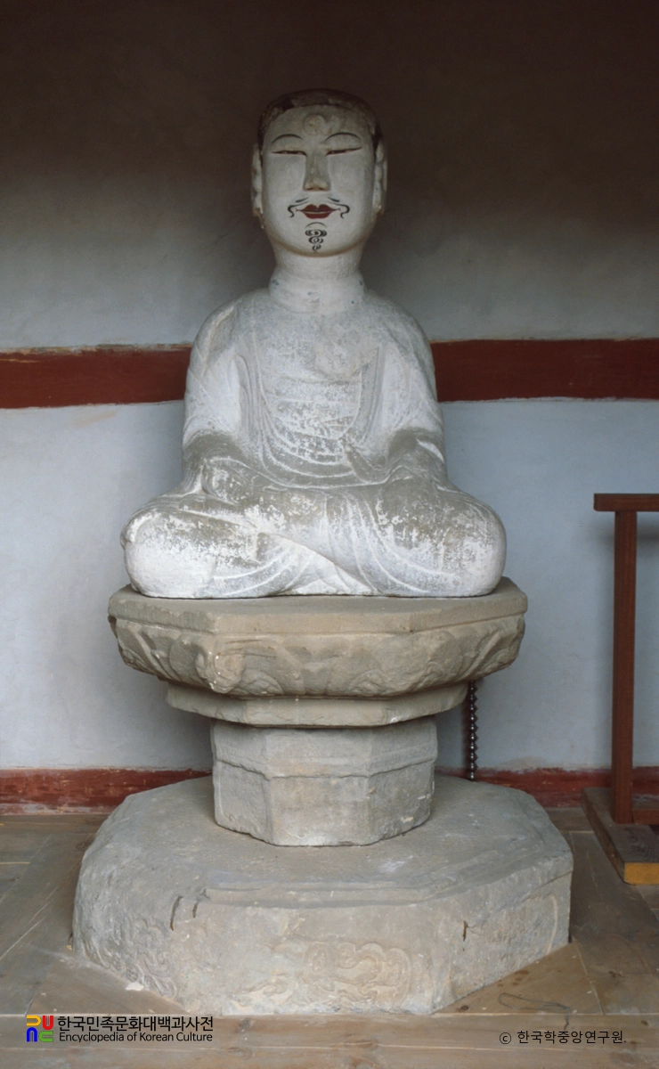 안동 안기동 석조 여래 좌상