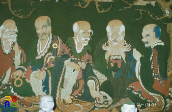 합천 해인사 나한탱