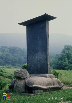 개성 영통사 대각국사비 정측면